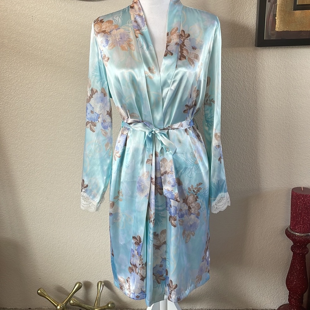 Sequin Chemise Nightgown & Robe set Medium